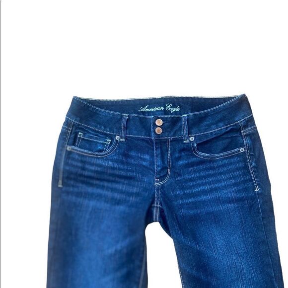 American Eagle Women’s Artist Cropped Jeans Size 8 - Picture 2 of 5